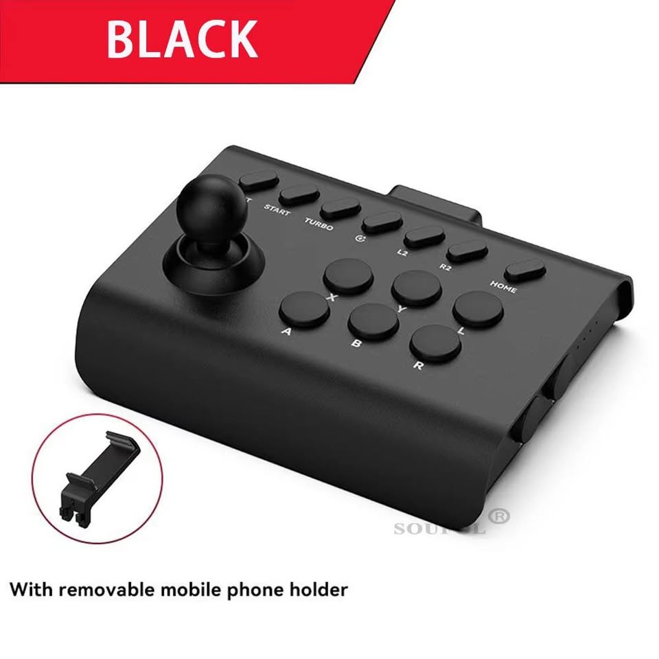 Mini Mando Compatible Pc, Ps4, Switch, Android Inalámbrico negro - Imagen 2
