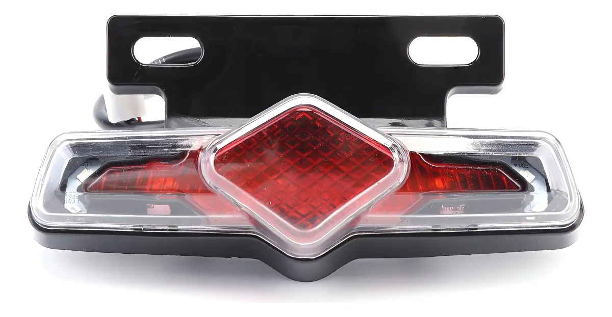 Luz Trasera De Freno 36-60v Rojo