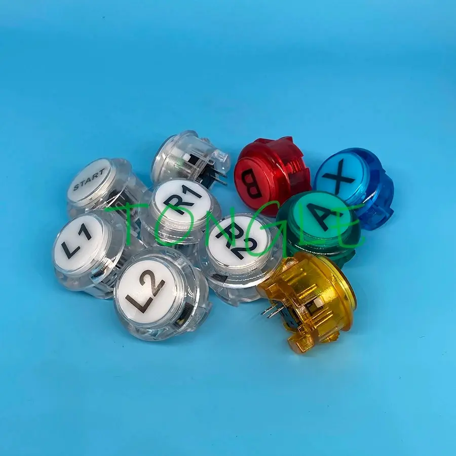 Kit De Piezas Arcade Oem - 10 Botones Para Arcade - Imagen 3