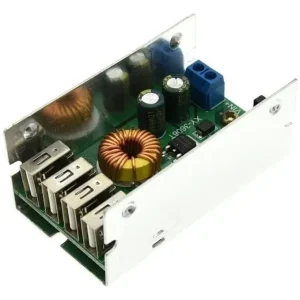 Módulo De Potencia Reductor Dc-dc 24 V/12 V, 5 V, 5 A, Gris 24