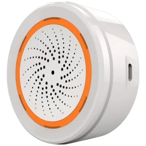 Alarma Inteligente De Sirena Zigbee Tuya Smart Blanco