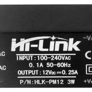 Fuente de Alimentación Hi-Link HLK-PM12 AC-DC 110V/220V a 12V 3W 250mA
