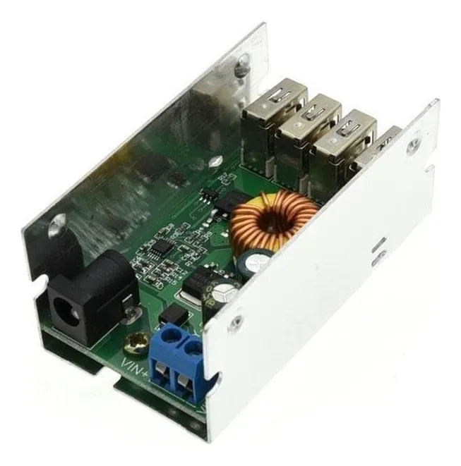 Módulo De Potencia Reductor Dc-dc 24 V/12 V, 5 V, 5 A, Gris 24 - Imagen 3
