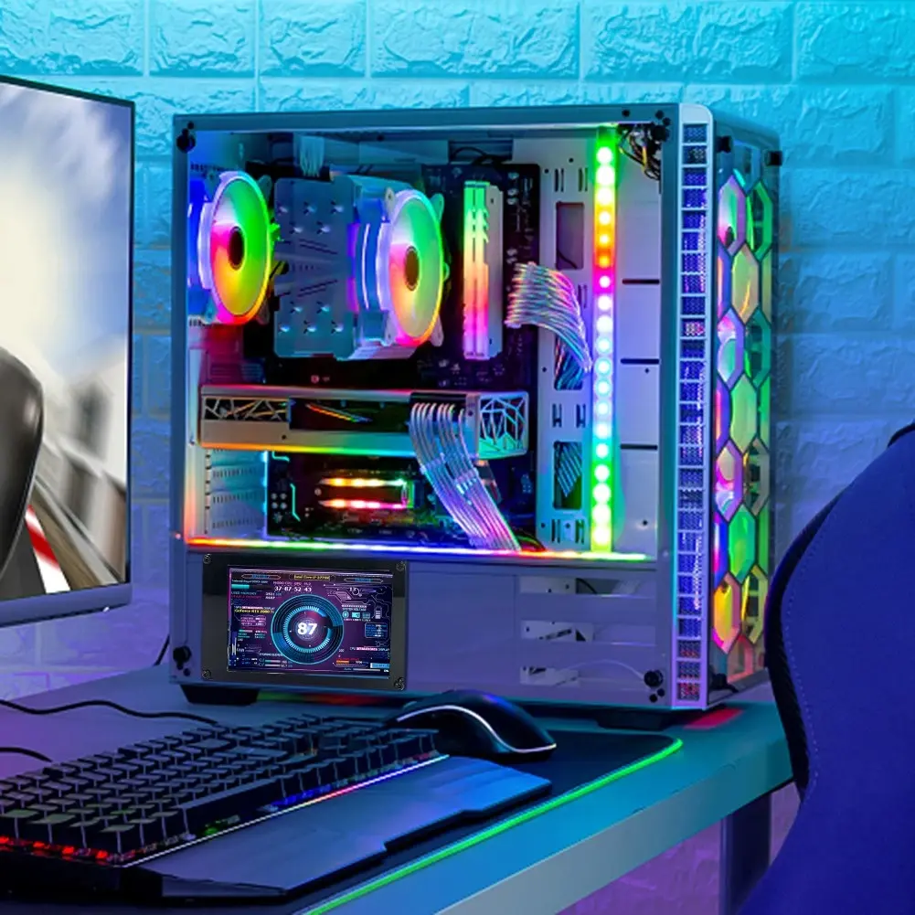Pantalla IPS 3.5 Pulgadas USB Monitor CPU GPU RAM PC 320x480 - Imagen 8
