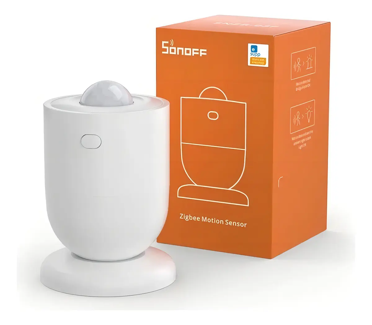 Sensor De Movimiento Pir Sonoff Zigbee Snzb-03p Inalámbrico Blanco