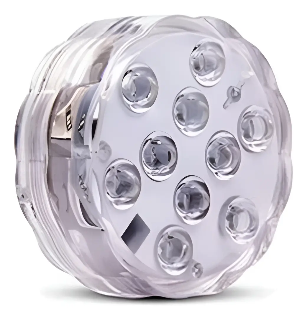 Luz LED RGB Sumergible IP68 con Control Remoto para Piscinas y Decoración
