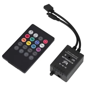 Controlador Rgb Musical Audioritmico Cinta Led Luz  Rgb