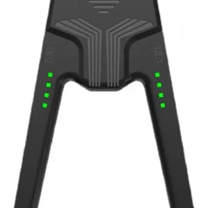 Soporte Cargador Joy-Con Nintendo Switch y OLED Grip USB-C LED Negro