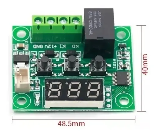 Controlador De Temperatura Digital Oem W1209 12v - Imagen 4