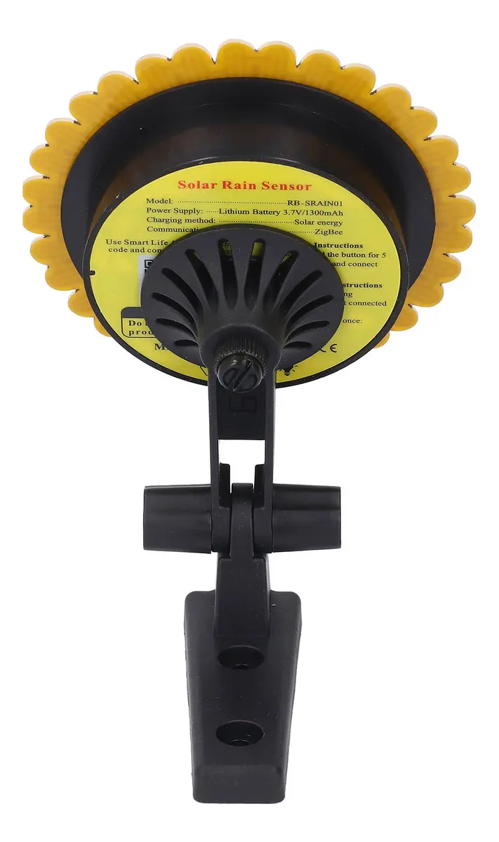Sensor De Lluvia Inteligente Con Energía Solar 2 En 1 Sun Negro - Imagen 4