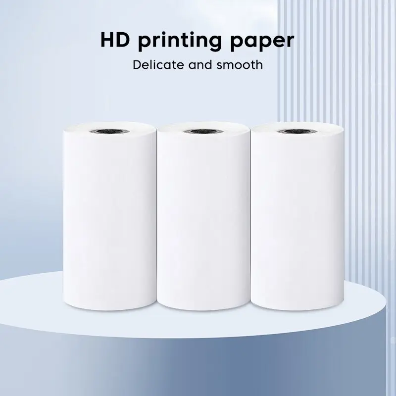 Papel Térmico 57x25mm Adhesivo Blanco - Imagen 3