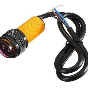 Sensor Fotoeléctrico Infrarrojo E18-D80NK 5V NPN 3-80cm