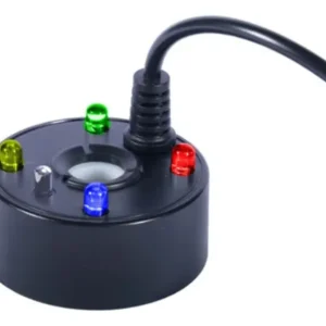 Nebulizador Ultrasónico de Agua 5V USB con Luces LED RGB Negro
