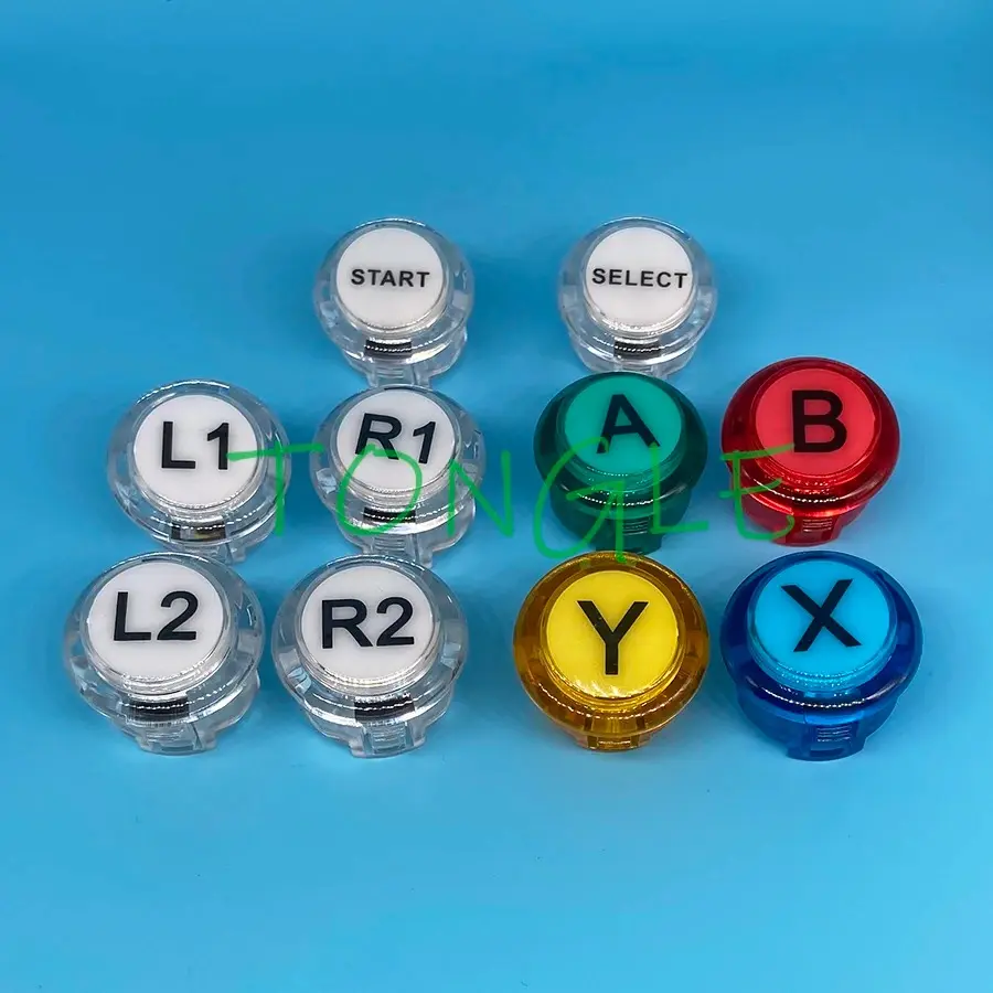 Kit De Piezas Arcade Oem - 10 Botones Para Arcade - Imagen 2