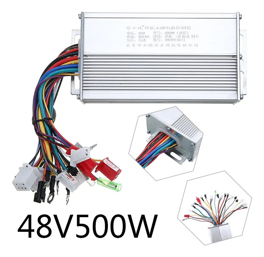 Controlador Para Bicicleta O Patineta Eléctrica 48v 500w - Imagen 3