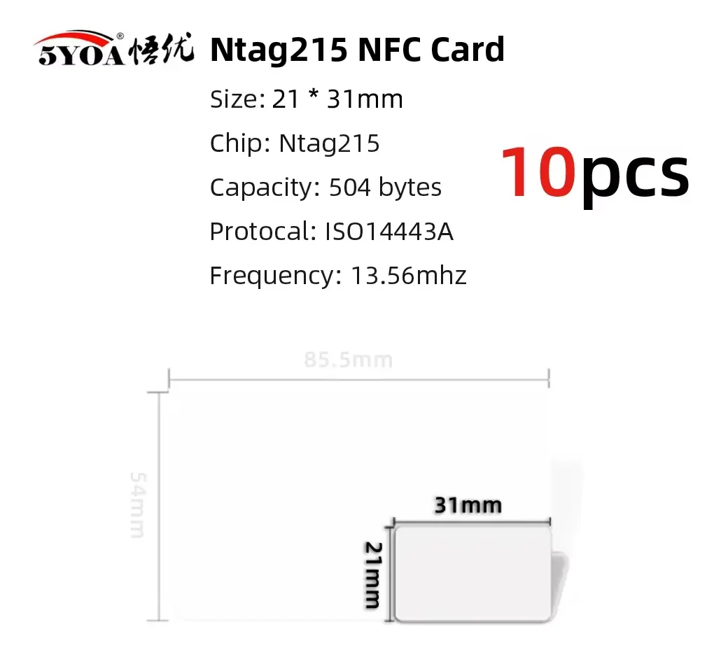 Etiquetas Rfid 31*21mm 10 Unidades - Imagen 3