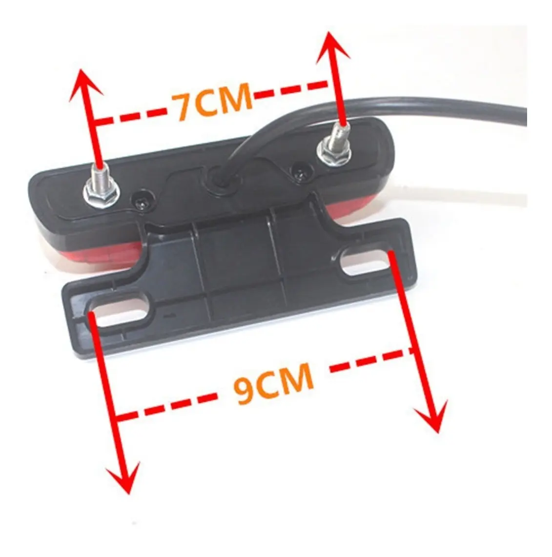 Luz Trasera Frenos Led 36 A 60v Negro - Imagen 4