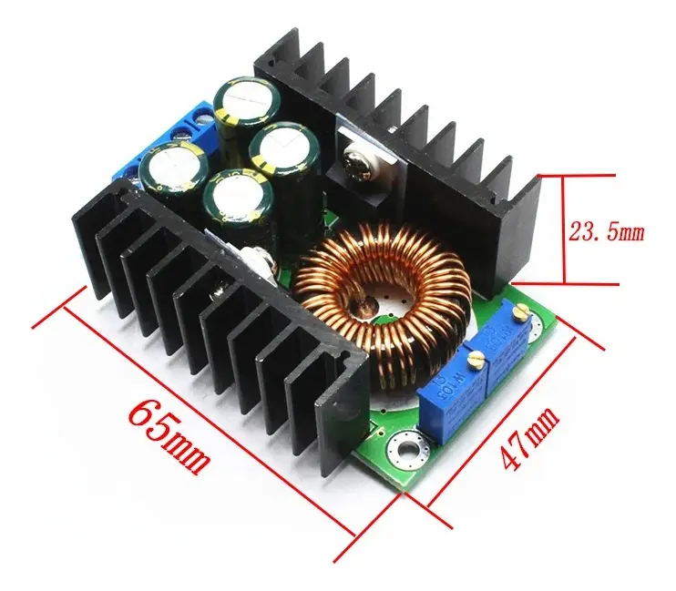 Módulo Reductor DC-DC Step Down 300W 8A Ajustable - Imagen 3