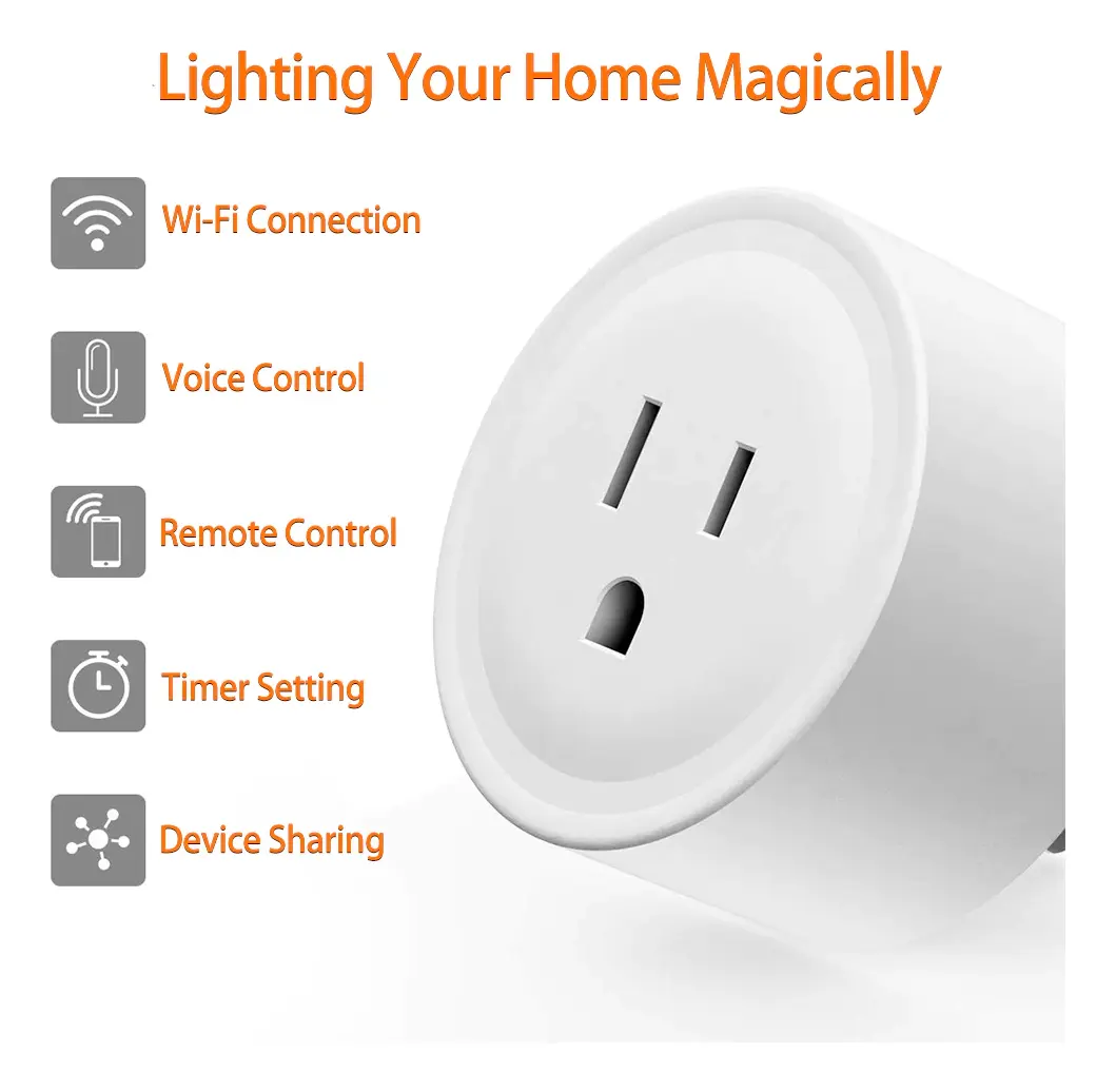 Tomacorriente Domótico Tuya Wi-fi 110v Modelo Tuya Blanco - Imagen 5