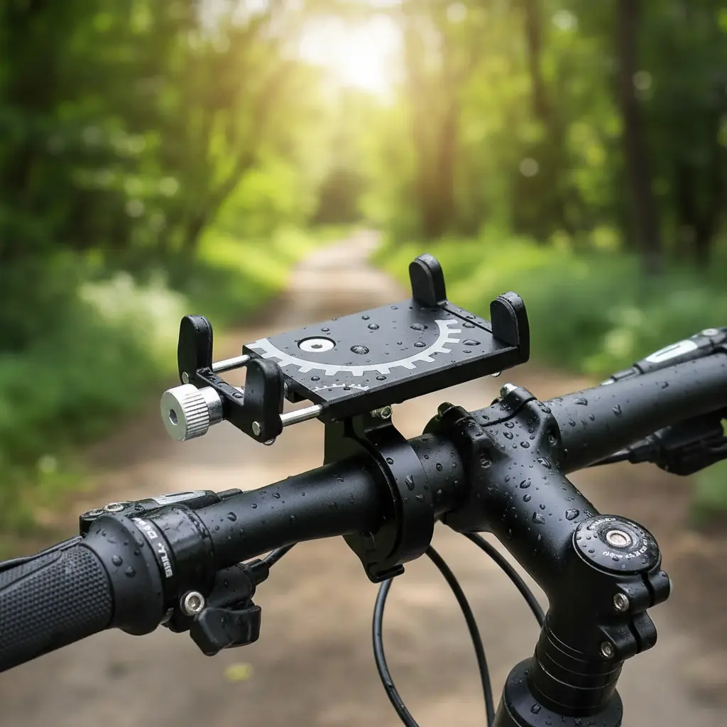 Soporte Universal Metalico Celular Bicicleta Moto - Imagen 4