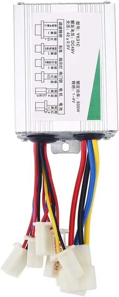 Controladora Motor DC Cepillado 48V 500W Patineta Bicicleta Eléctrica - Imagen 3
