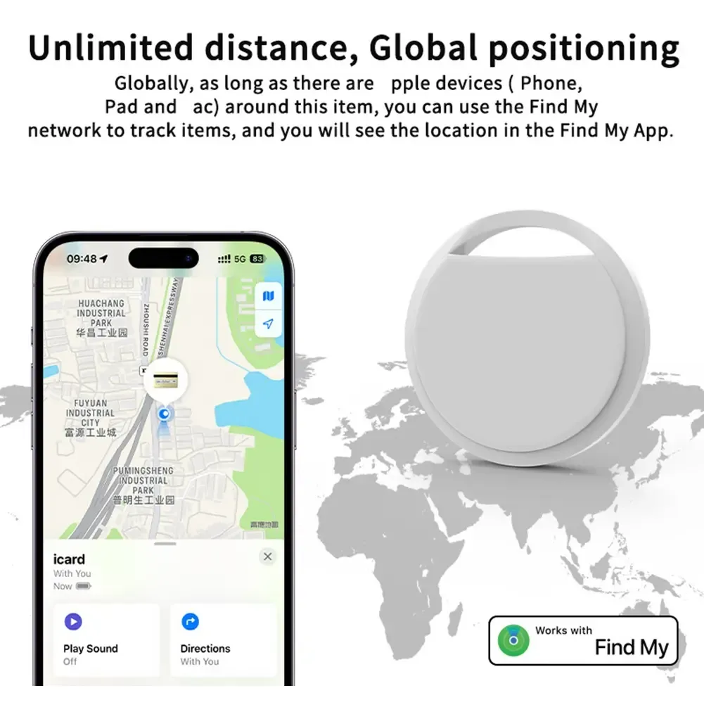 1 Rastreador Bluetooth Gps Inteligente Para Llaves - Imagen 3