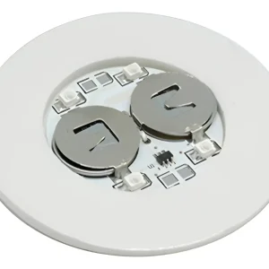 Portavaso Led Calcomania Blanco