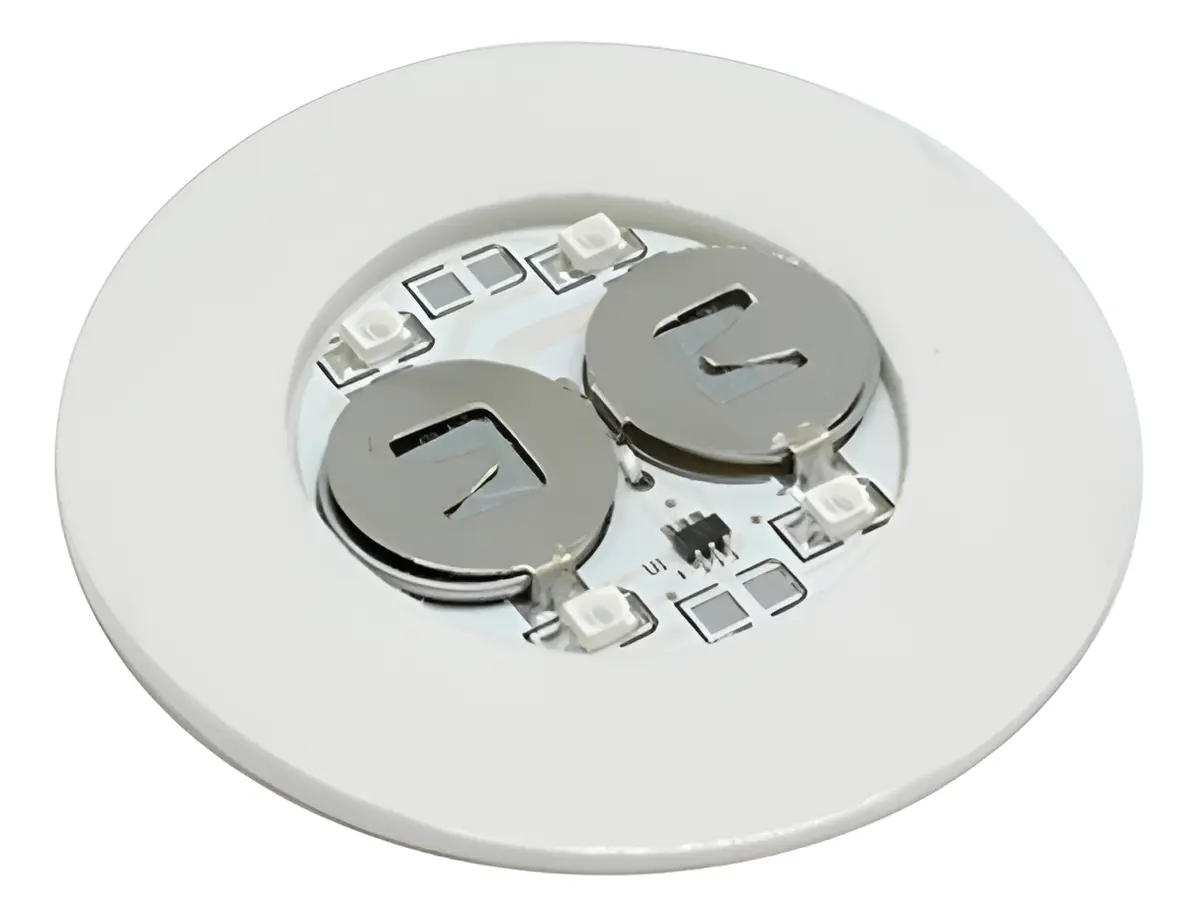 Portavaso Led Calcomania Blanco