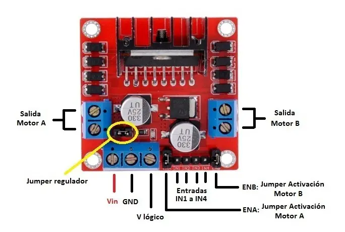 Puente H L298n - Imagen 4