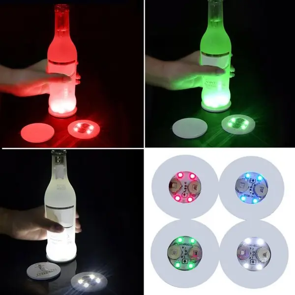 Portavaso Led Calcomania Blanco - Imagen 5