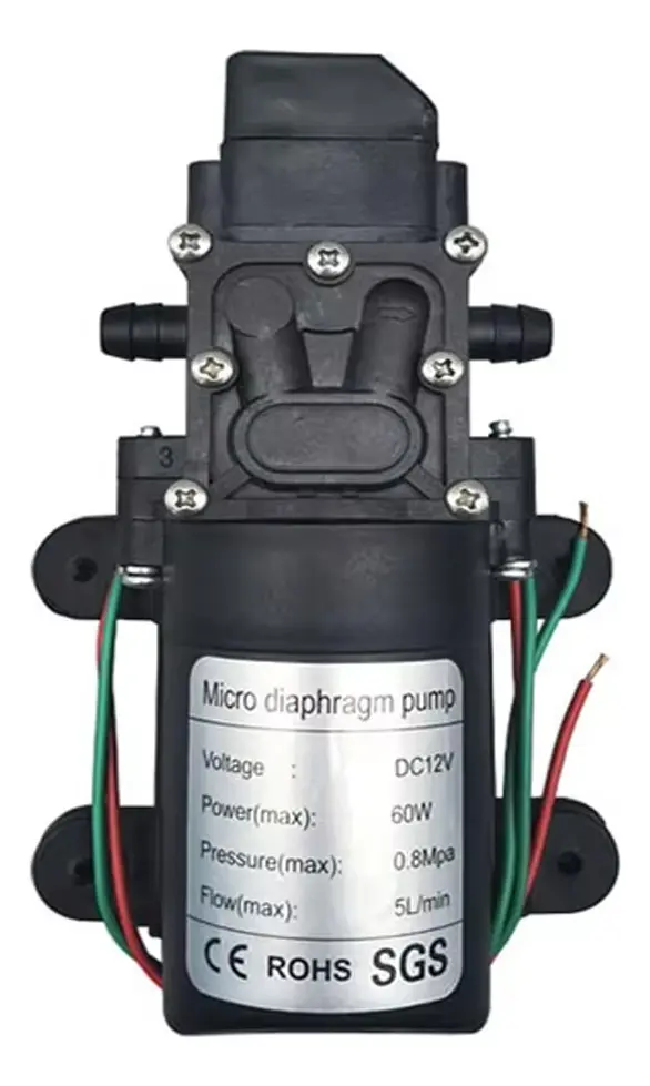 Minibomba De Agua 12v 60w Diafragma De Presión De Agua 12v