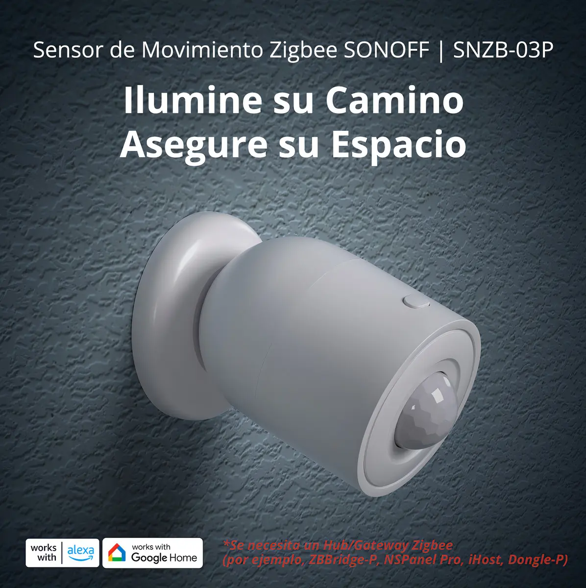 Sensor De Movimiento Pir Sonoff Zigbee Snzb-03p Inalámbrico Blanco - Imagen 3