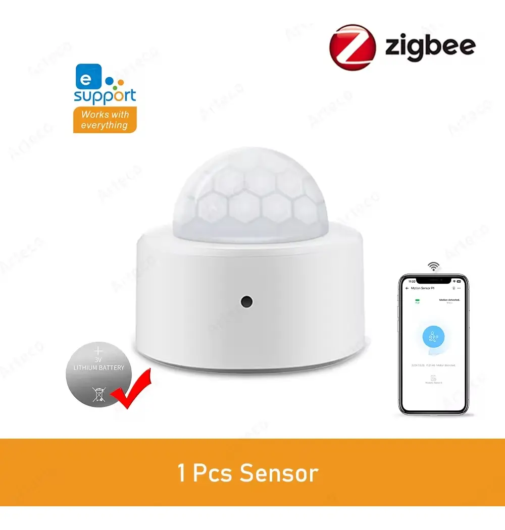 Sensor De Movimiento Zigbee 3,0 Blanco - Imagen 2