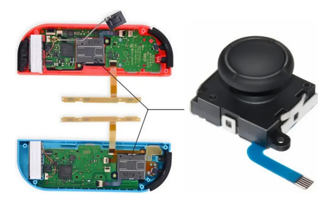 Joystick De Repuesto Para Nintendo Switch Negro - Imagen 6