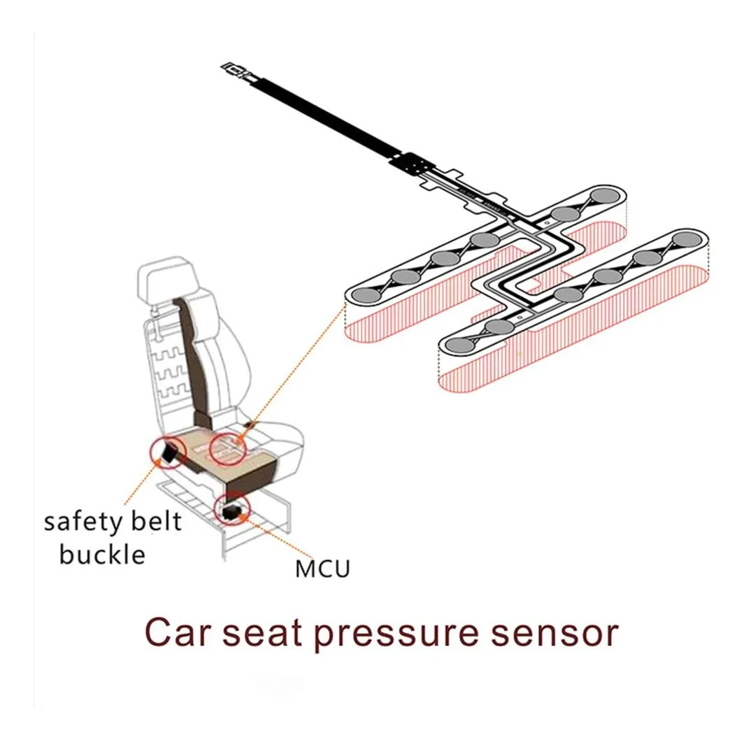 Sensor de Presión para Asiento de Carro – Detector de Ocupación para Alarma de Cinturón de Seguridad - Imagen 4