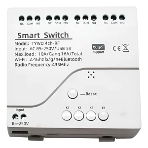 Tuya Smart Relay 4 Ch Rf Wifi