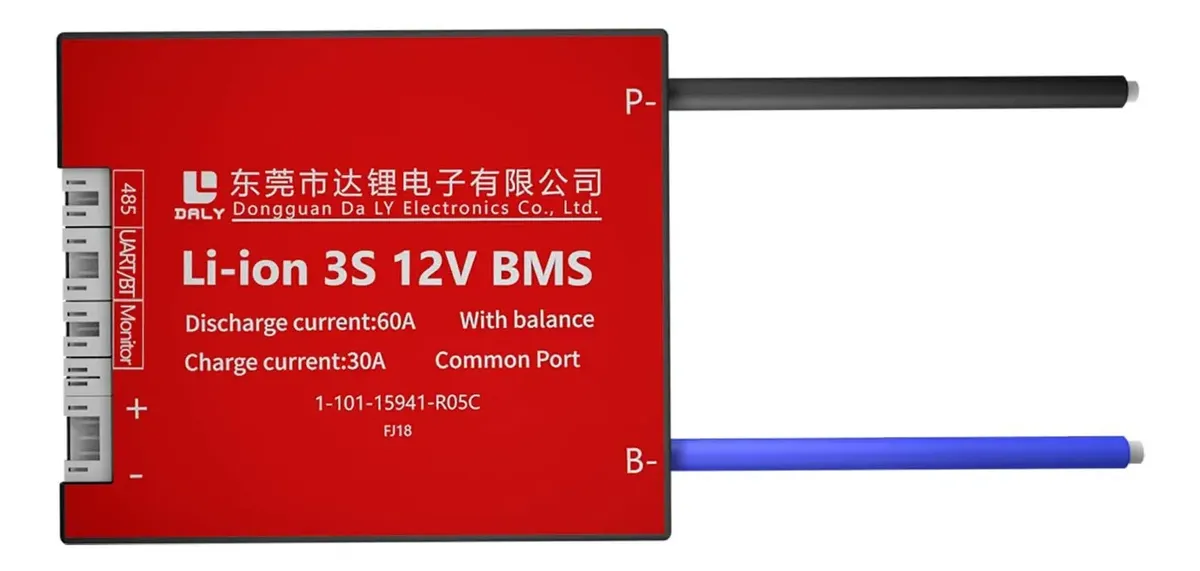 Bms Daly 60a Li-ion 3s 12v - Imagen 2