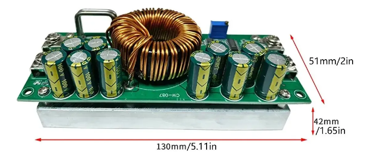 Módulo Reductor Dc 1200w 30a - Imagen 3