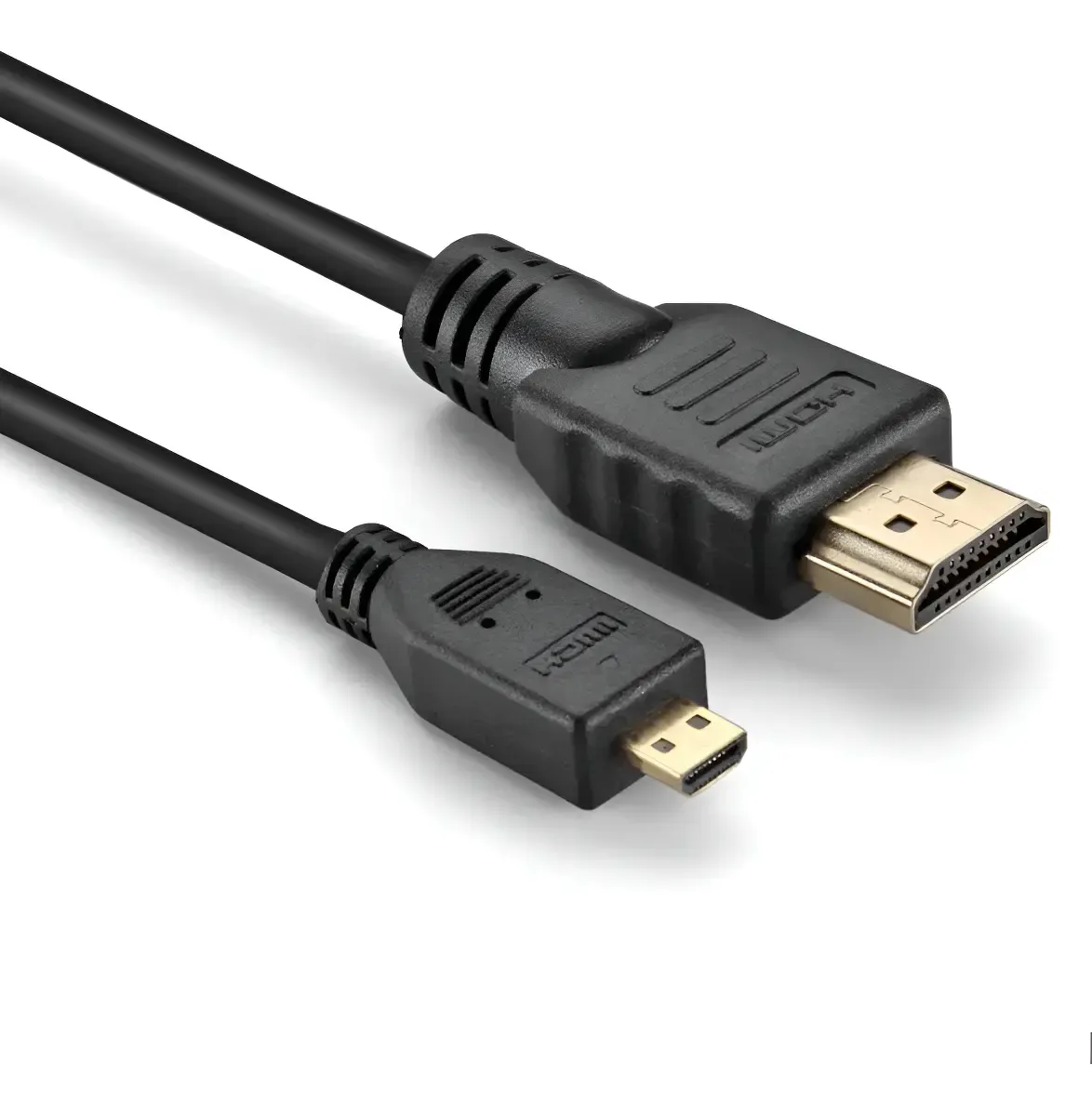 Cable Micro HDMI a HDMI 1 Metro Macho a Macho Negro