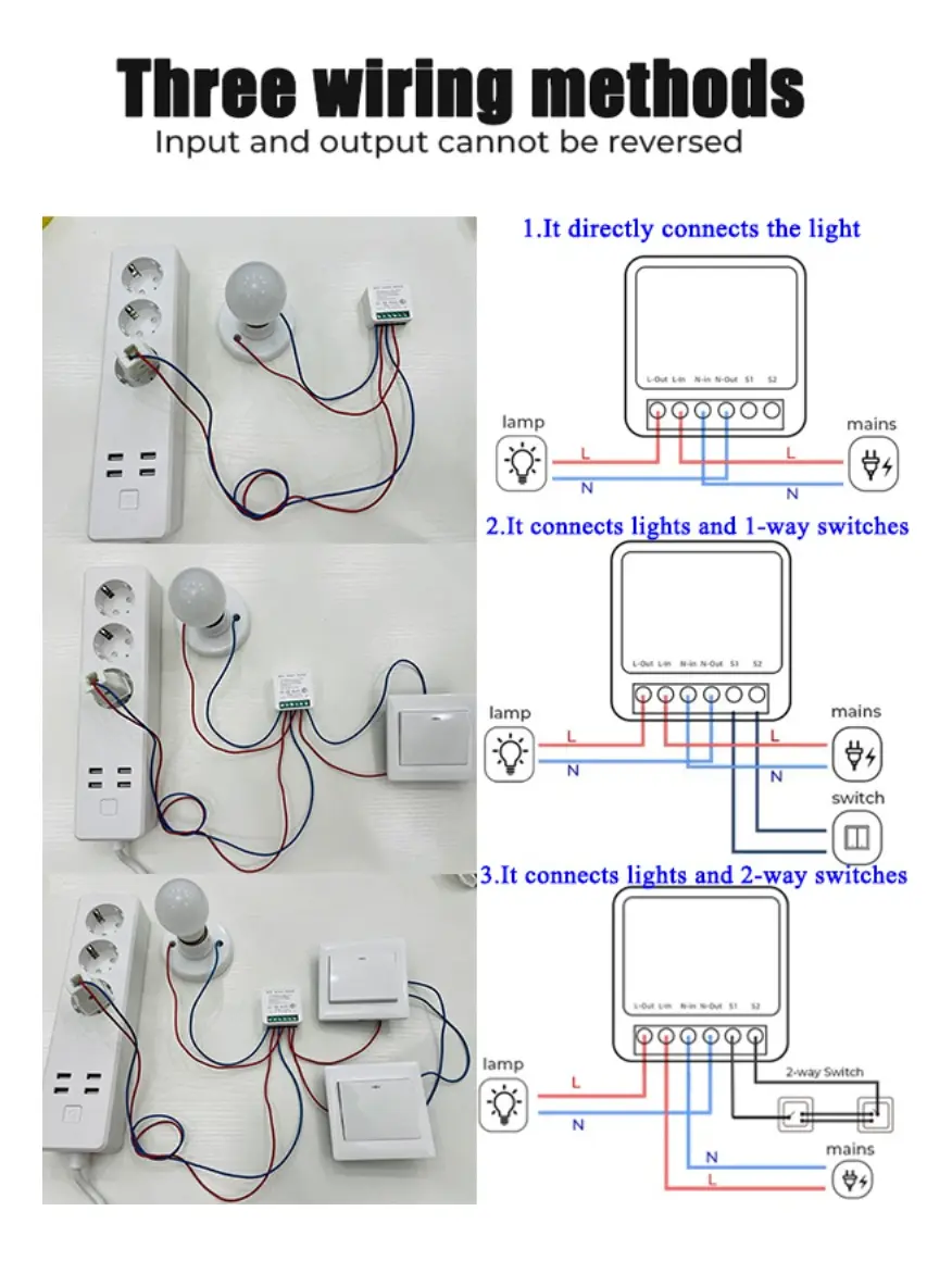 Mini Interruptor Zigbee 3.0 16a - Imagen 3