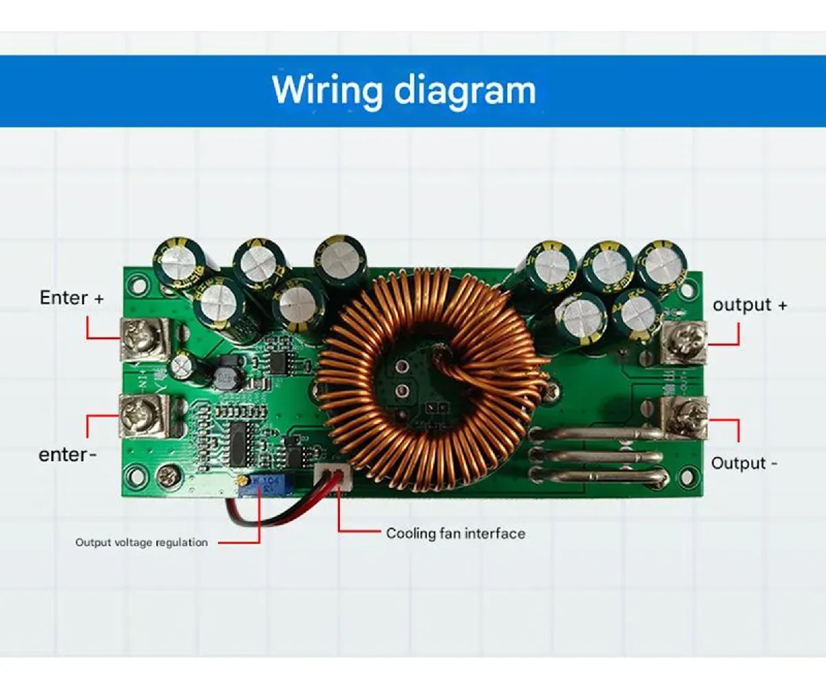 Módulo Reductor Dc 1200w 30a - Imagen 4