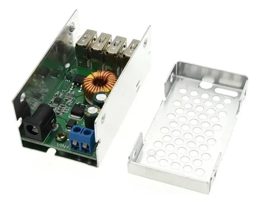 Módulo De Potencia Reductor Dc-dc 24 V/12 V, 5 V, 5 A, Gris 24 - Imagen 5