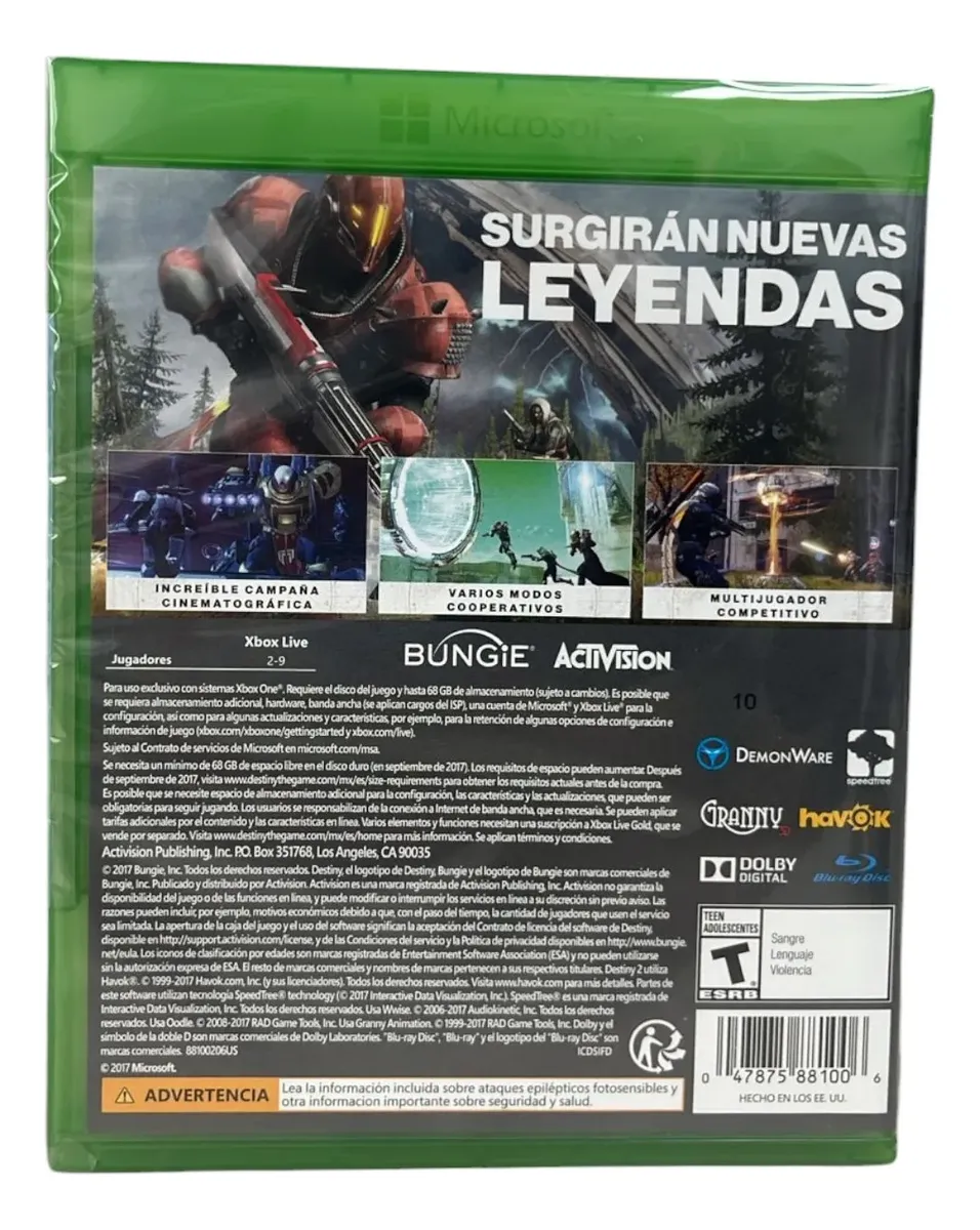 Destiny 2 Físico Xbox One - Imagen 3