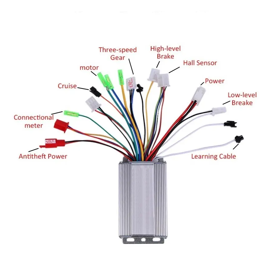 Controladora Universal 36v/48v, 350w Brusless - Imagen 4