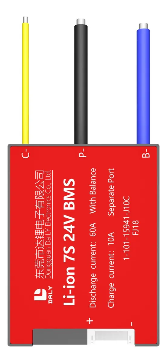 BMS DALY 7S 24V 60A Li-ion - Imagen 2