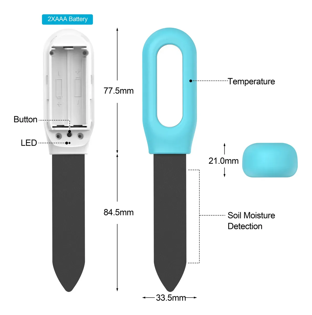 Sensor Plantas Zigbee Tuya 3v - Imagen 3