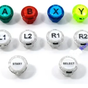 Kit De Piezas Arcade Oem - 10 Botones Para Arcade