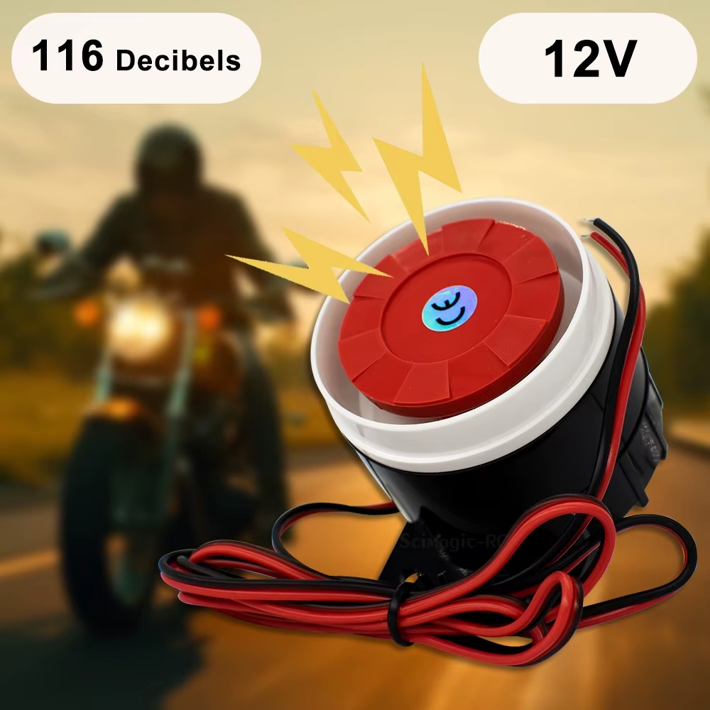 Sirena de Alarma 12V DC 105dB Cableada Antirrobo para Hogar y Negocio - Imagen 6