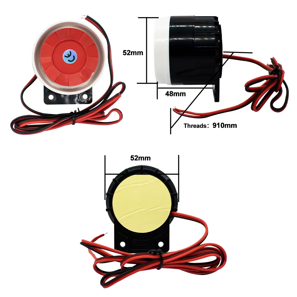 Sirena de Alarma 12V DC 105dB Cableada Antirrobo para Hogar y Negocio - Imagen 5